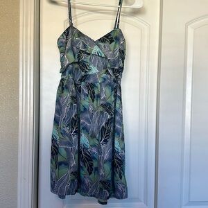 Short tropical print Roxy dress